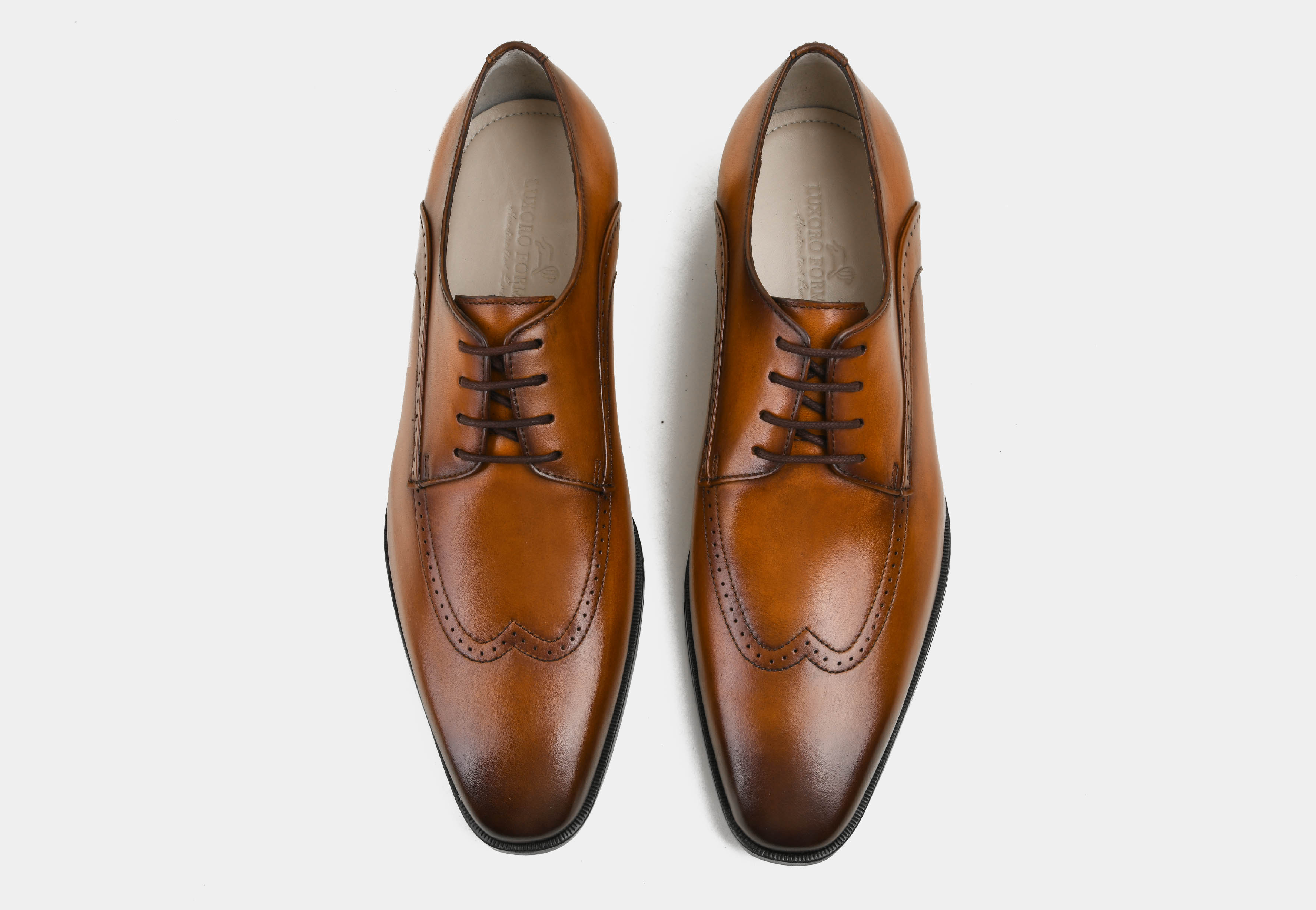 MATEO | MEN TAN DERBY BROGUES