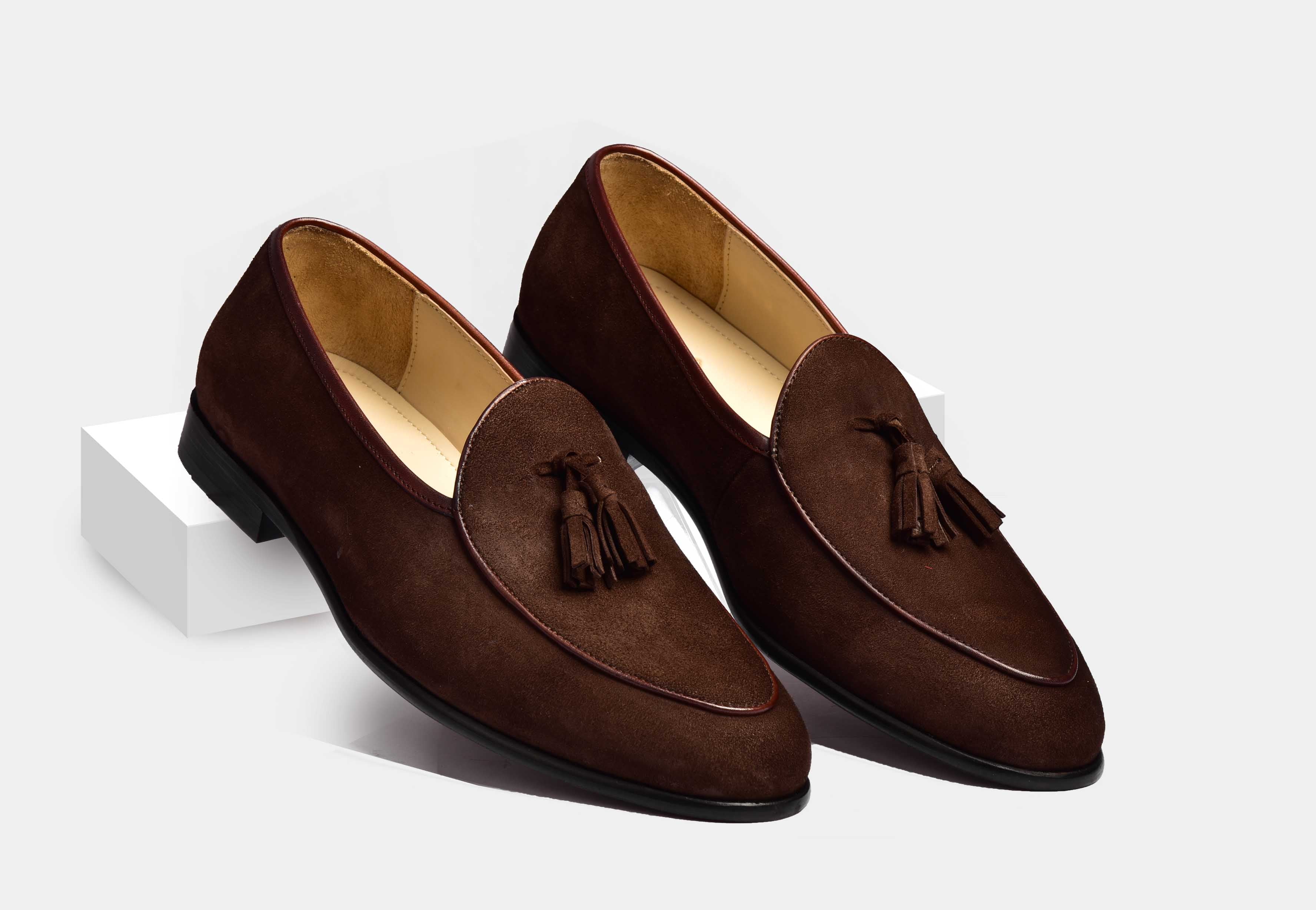 ARNO | Brown Suede With Classic Tassels (Reserved-Release)
