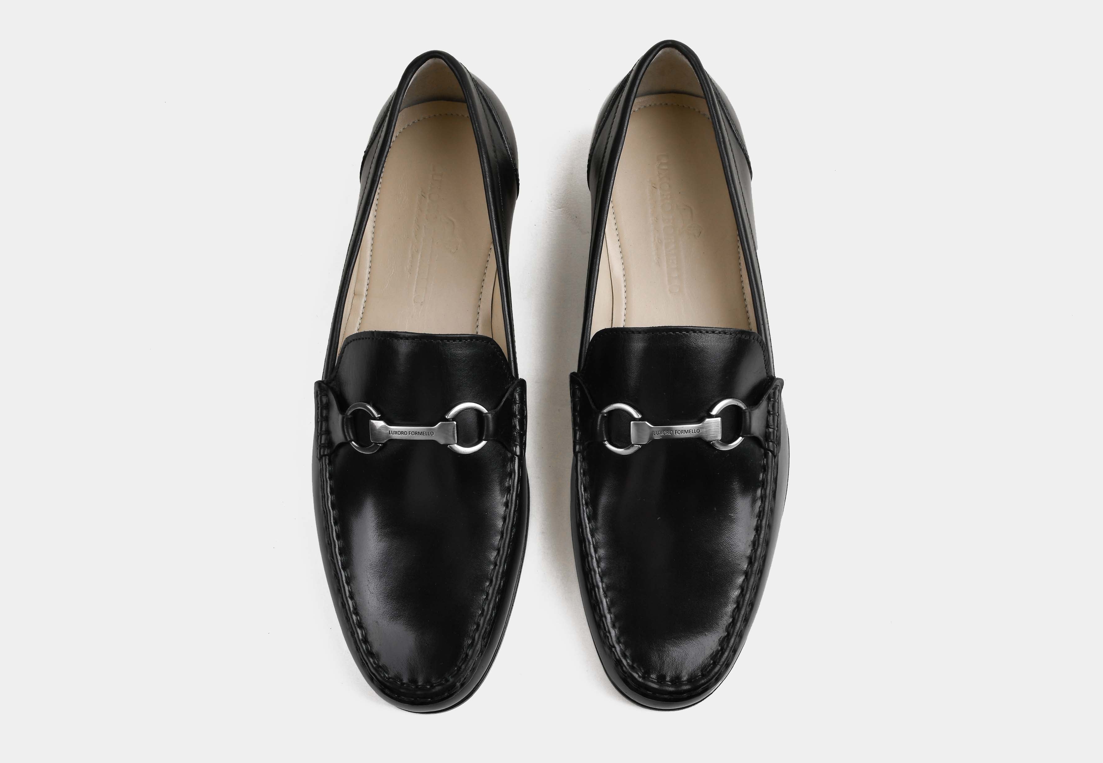 MONTERO | MEN BLACK CALF LEATHER HORSEBIT LOAFERS