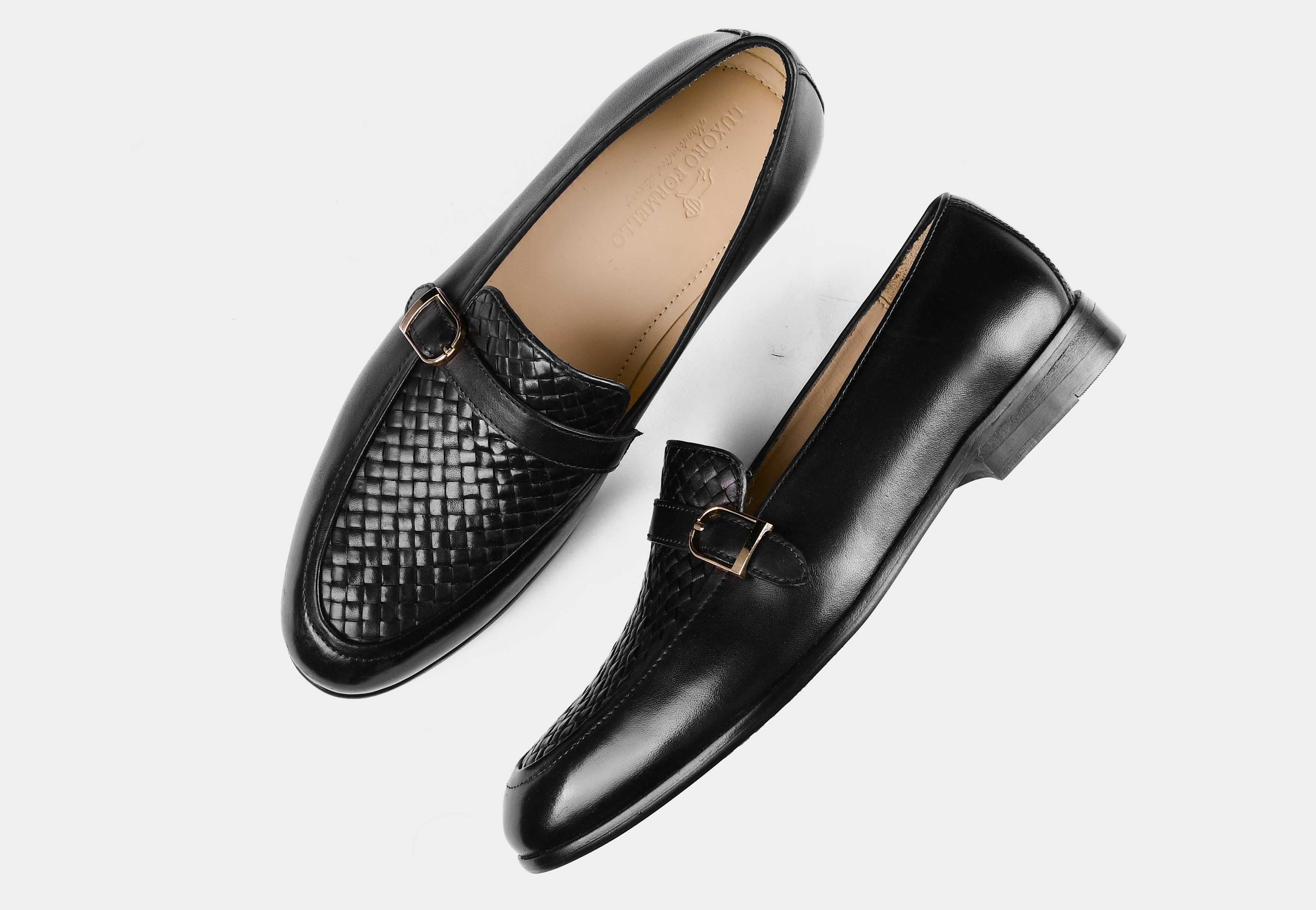 Arlow Black Weaved Buckle (Reserved-Release)