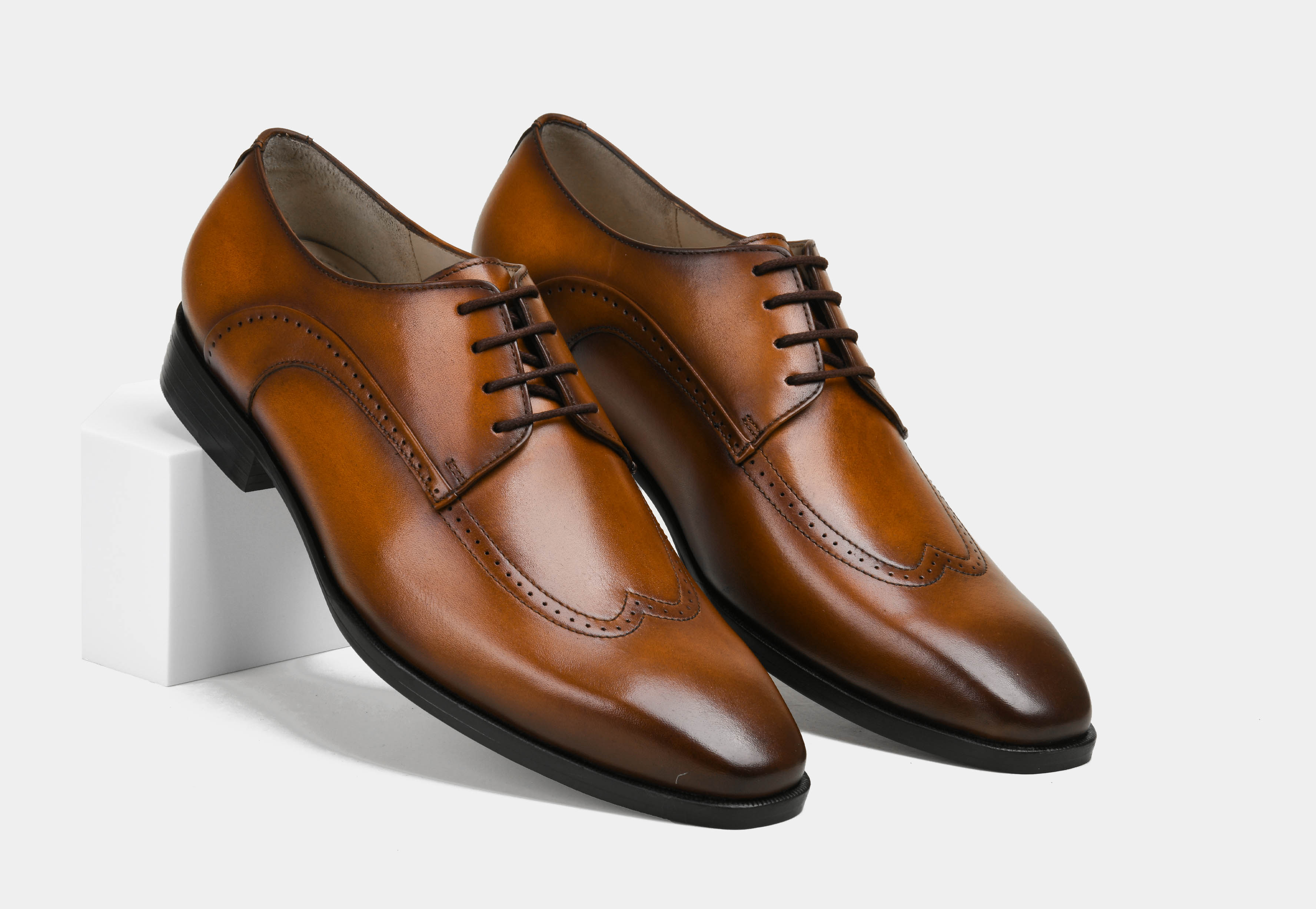 MATEO | MEN TAN DERBY BROGUES