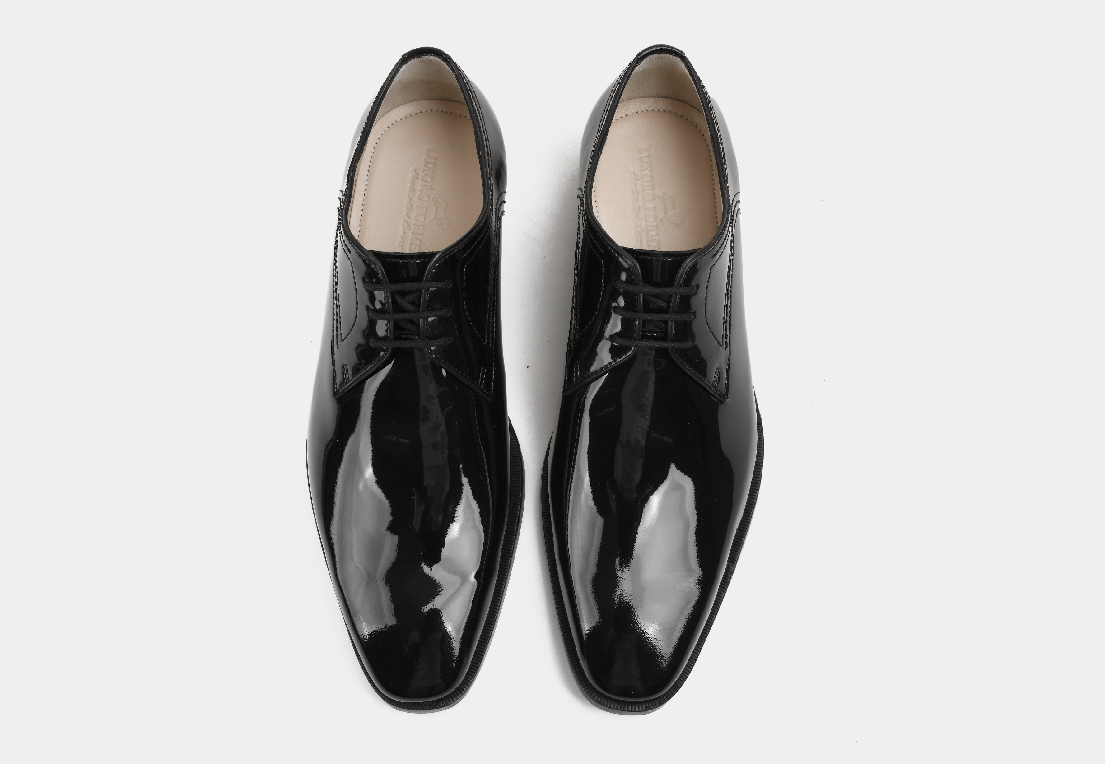 ERICO | MEN BLACK PATENT DERBY SHOES