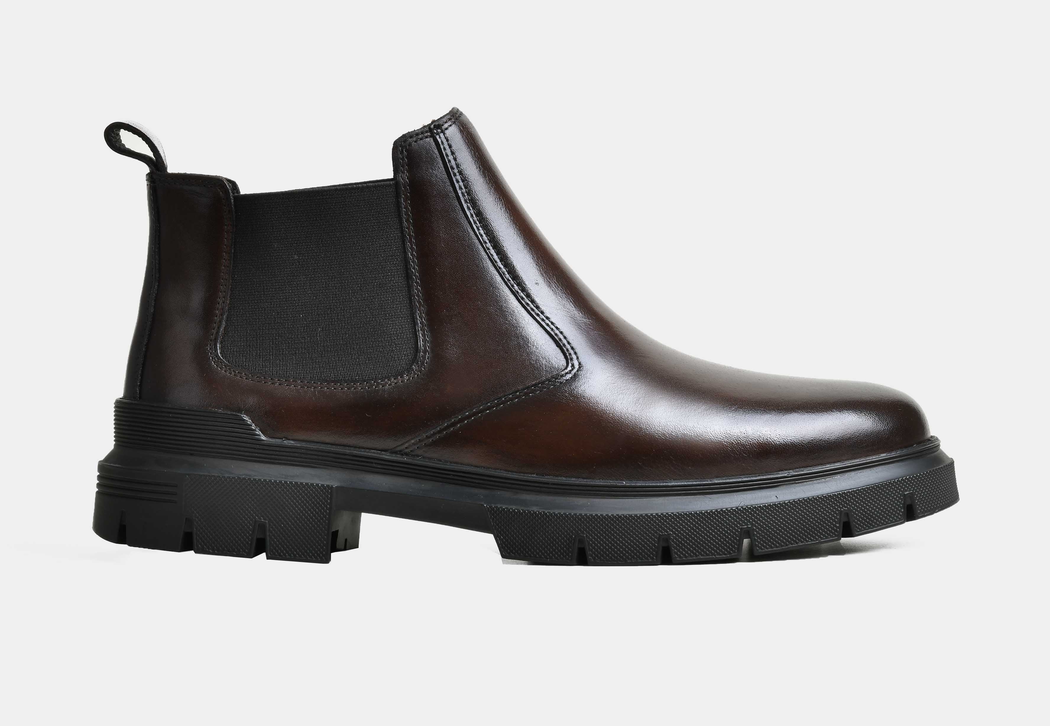 MEN BROWN CHELSEA BOOTS | STRIDEGRIP