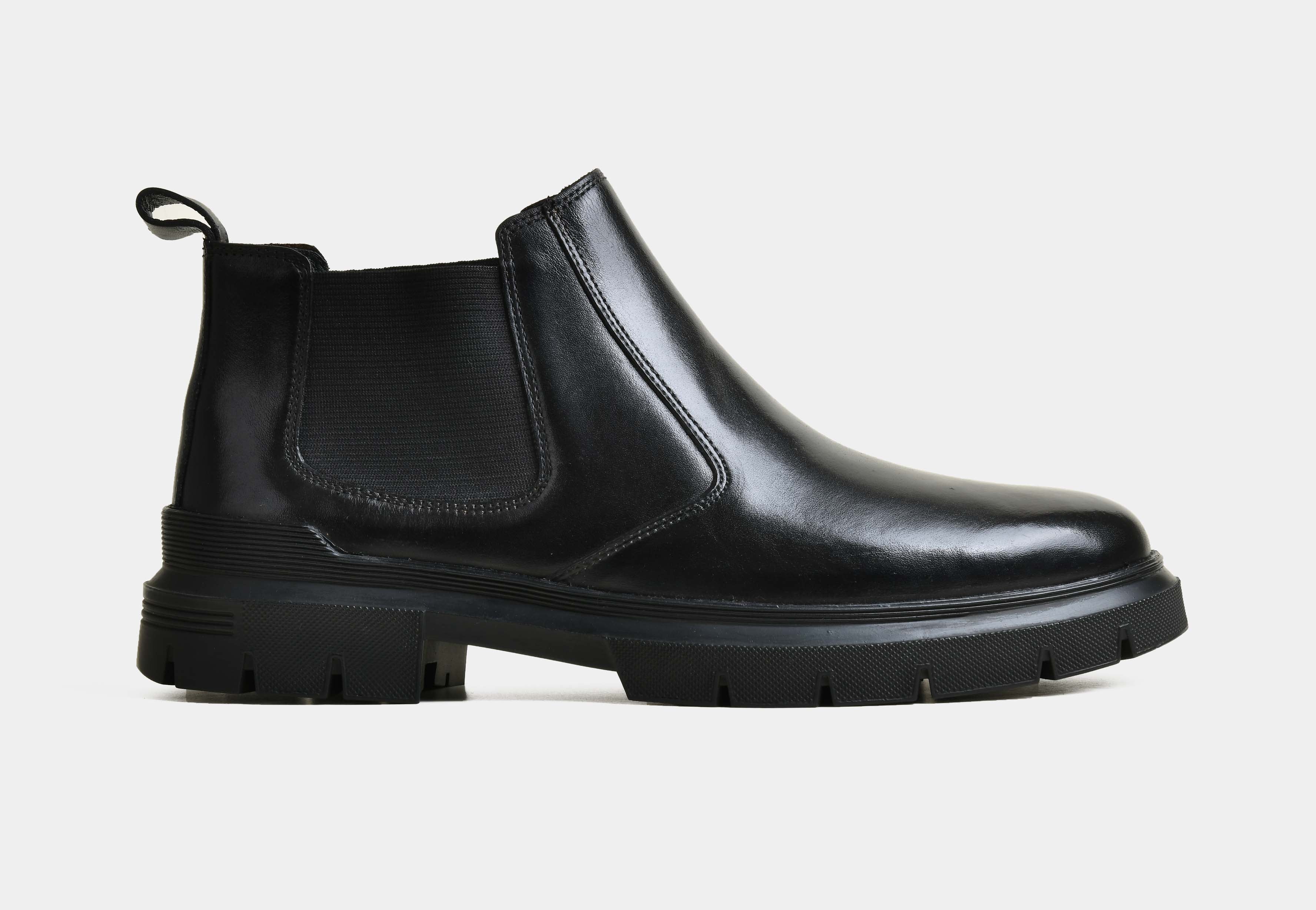 MEN BLACK CHELSEA BOOTS | STRIDEGRIP