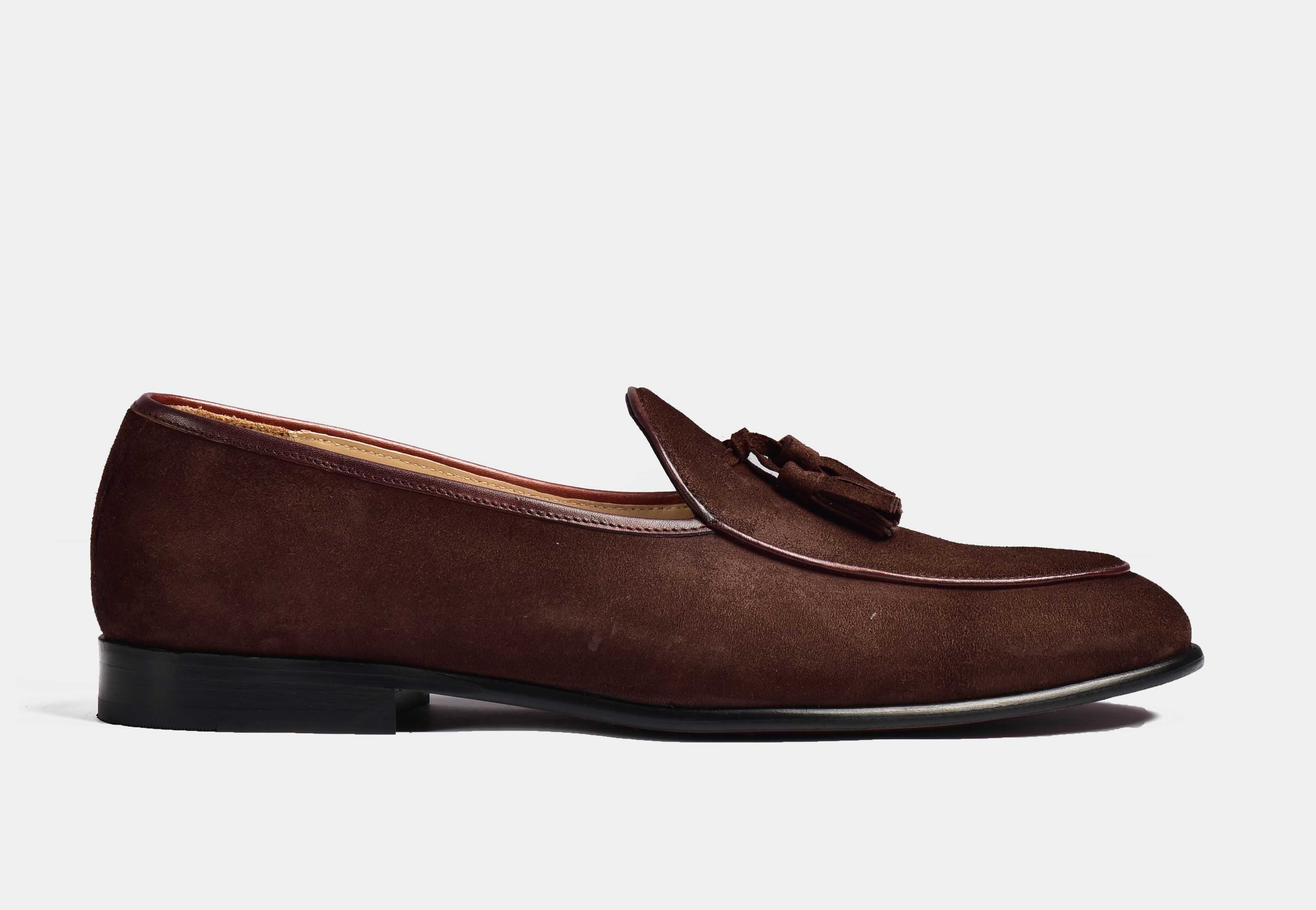 ARNO | Brown Suede With Classic Tassels (Reserved-Release)
