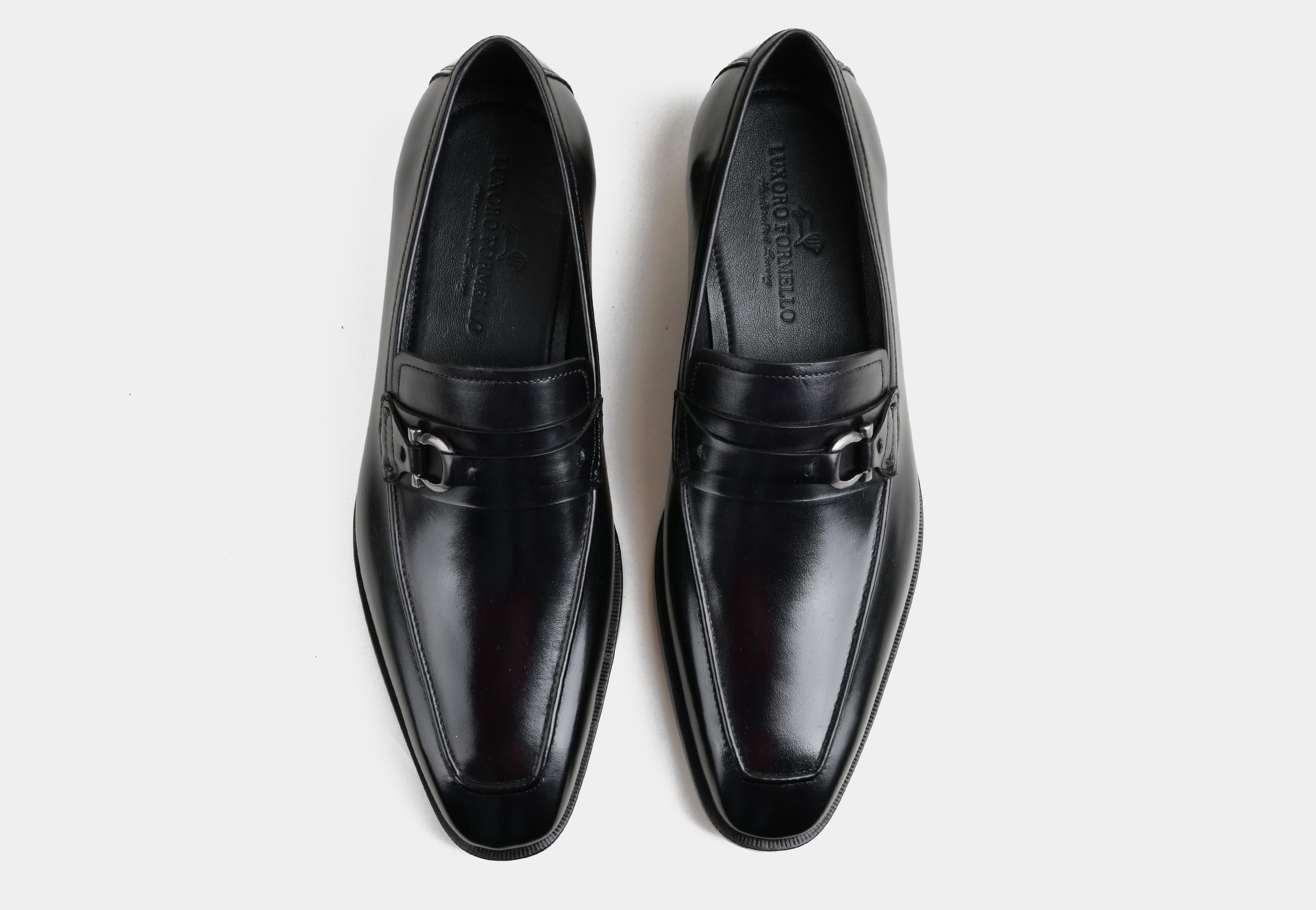 ARNAUD | MEN BLACK LEATHER LOAFERS (Reserved-Release)