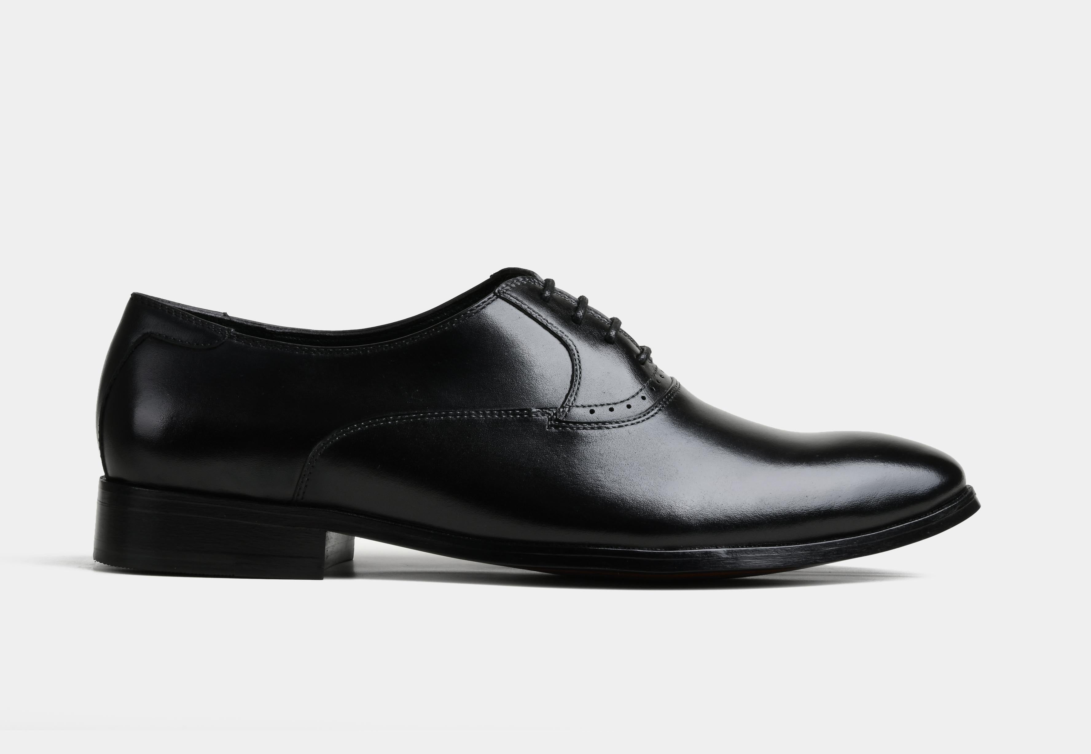ANTON | BLACK LEATHER OXFORD (Reserved-Release)