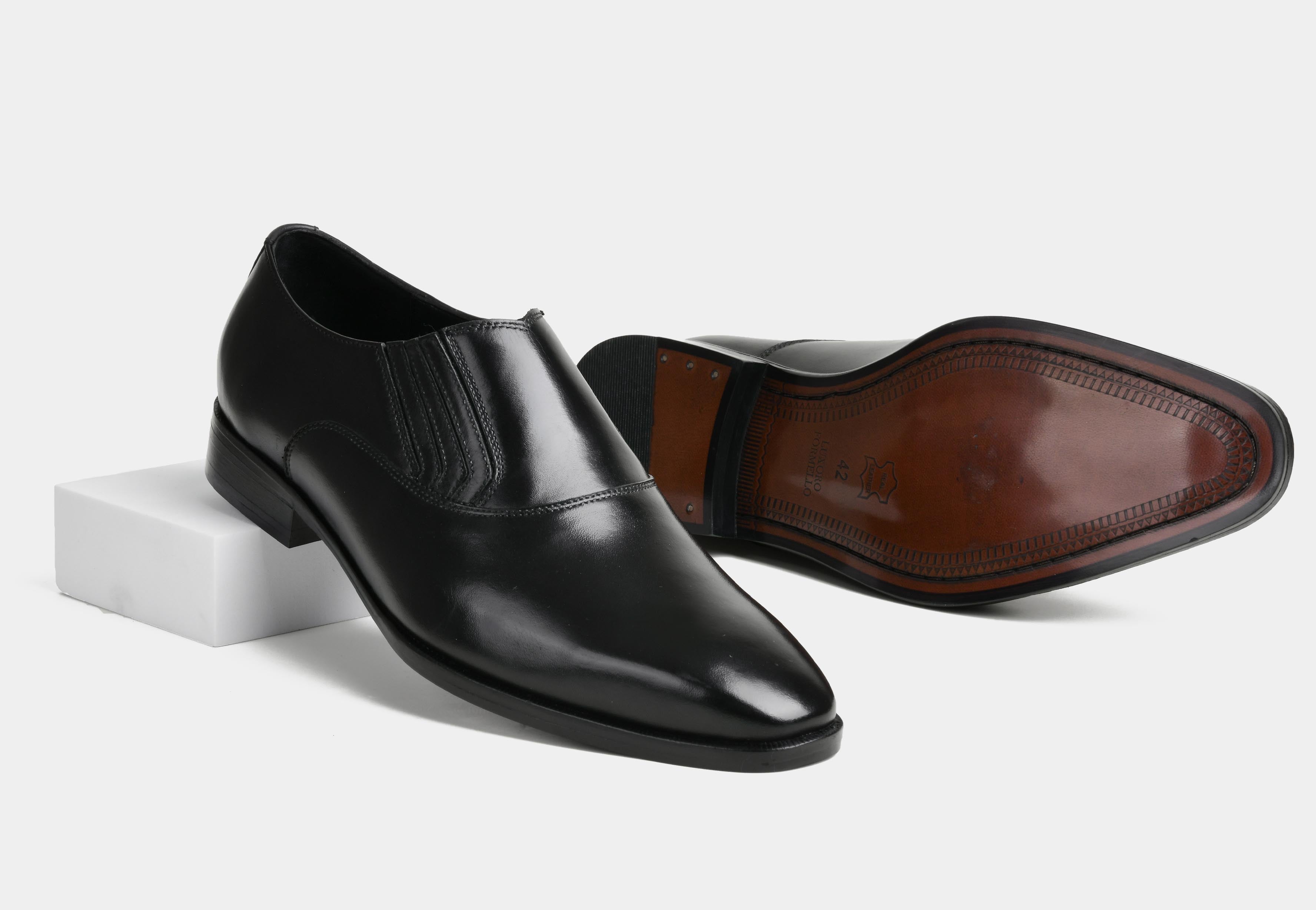 LASTIK | BLACK MEN LEATHER LOAFERS (Reserved-Release)