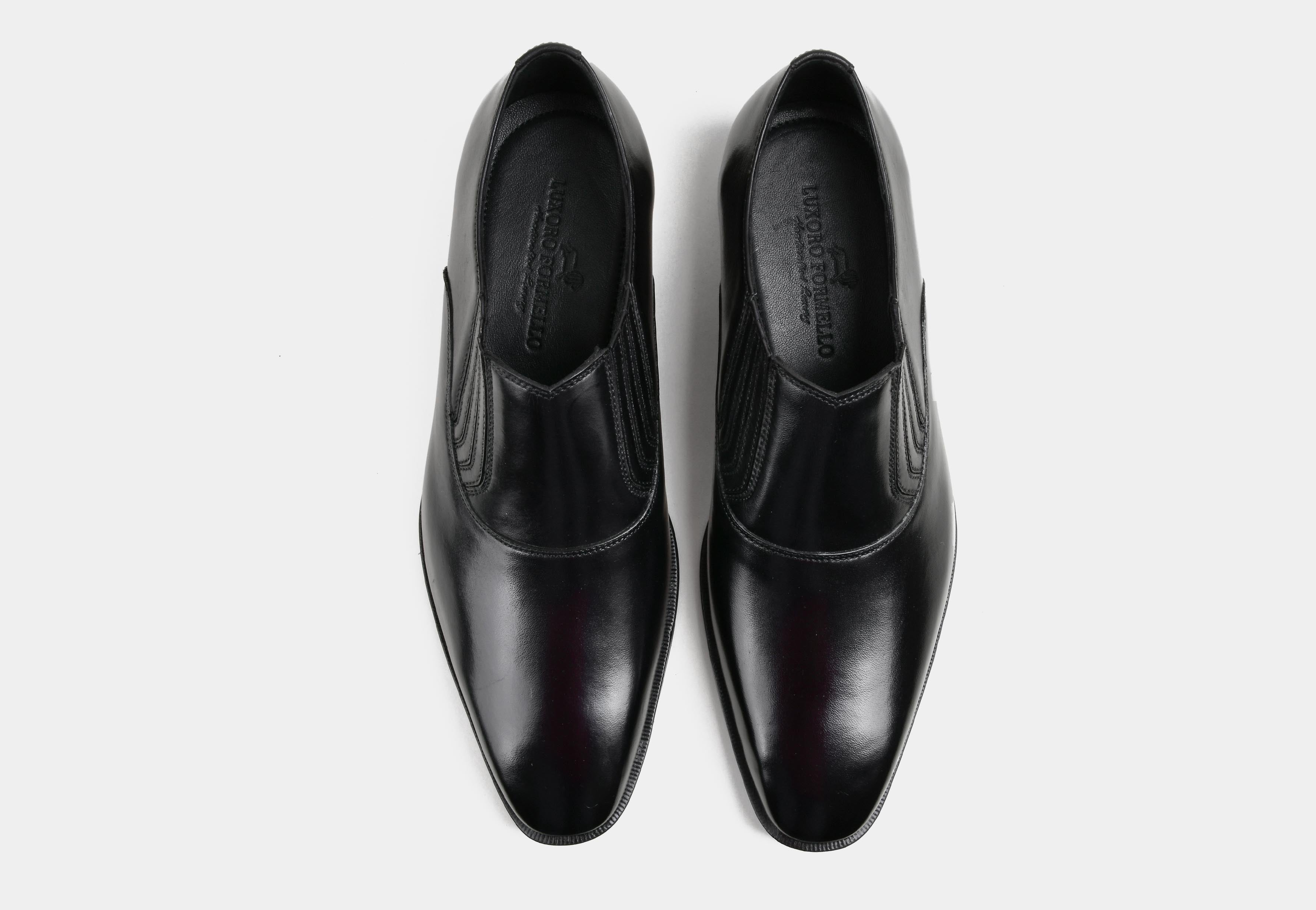 LASTIK | BLACK MEN LEATHER LOAFERS (Reserved-Release)