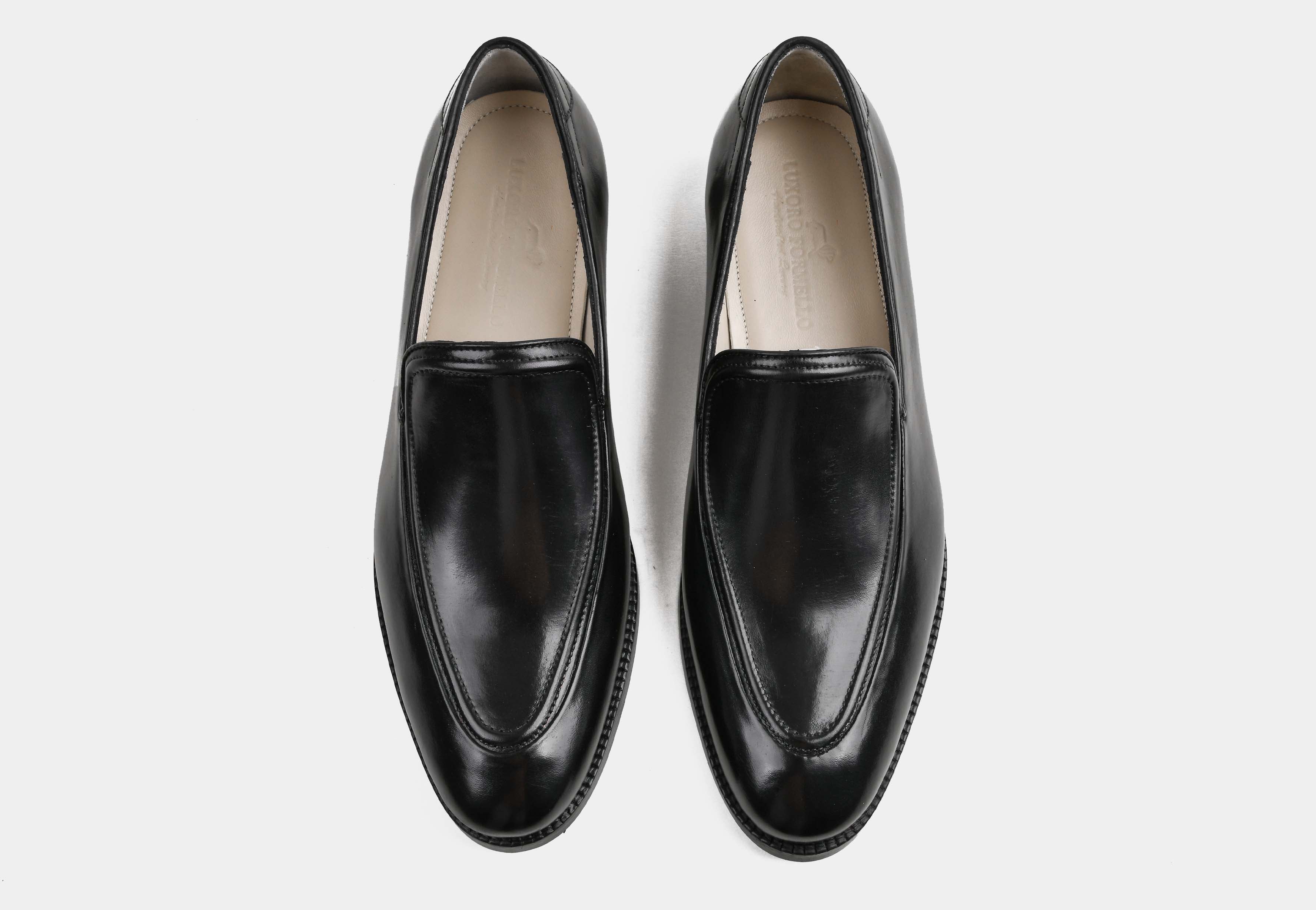 ELIANO | MEN BLACK HAND-FINISHED BELGIAN LOAFERS