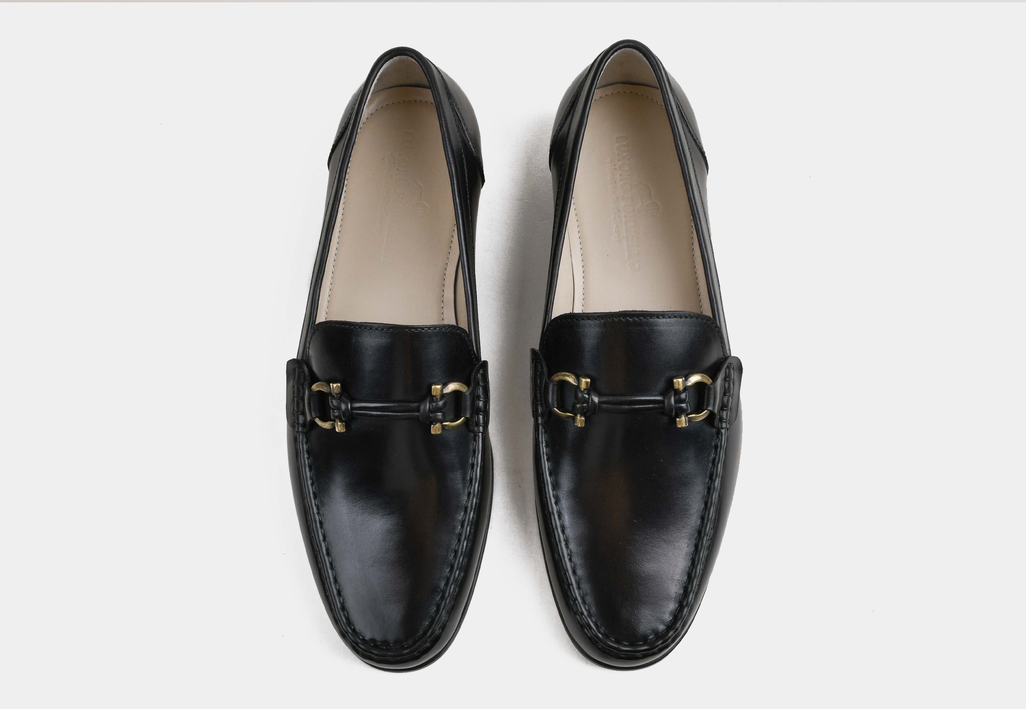 ZARO | MEN BLACK CLASSIC HORSEBIT LOAFERS